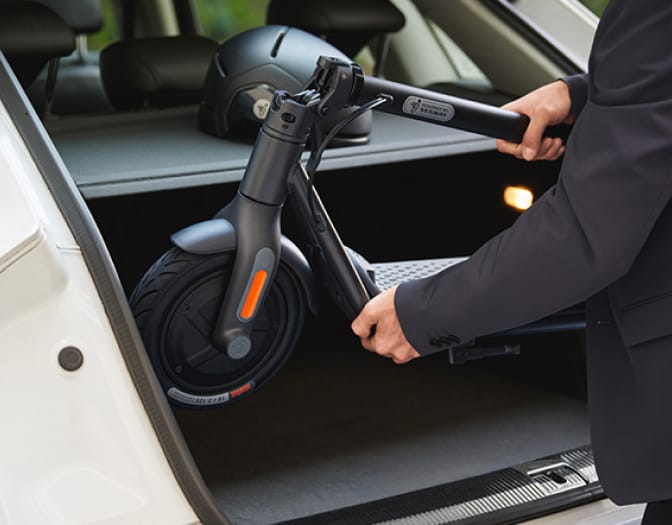 Take Your Scooter Anywhere, with One-Step Folding