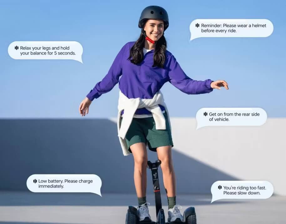 Voice Guidance for Easy Riding